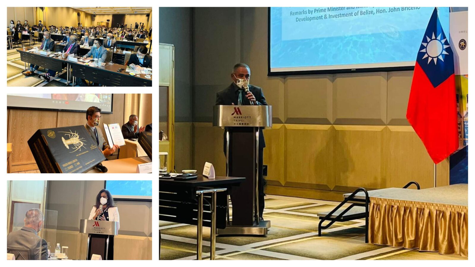 Prime Minister John Brice&ntilde;o attends Investment and Business Opportunities Seminar in Taiwan