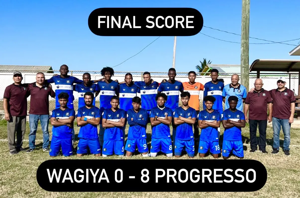 Progresso whip Wagiya 8-0, Jonard Castillo slams 4 in Premier League of Belize